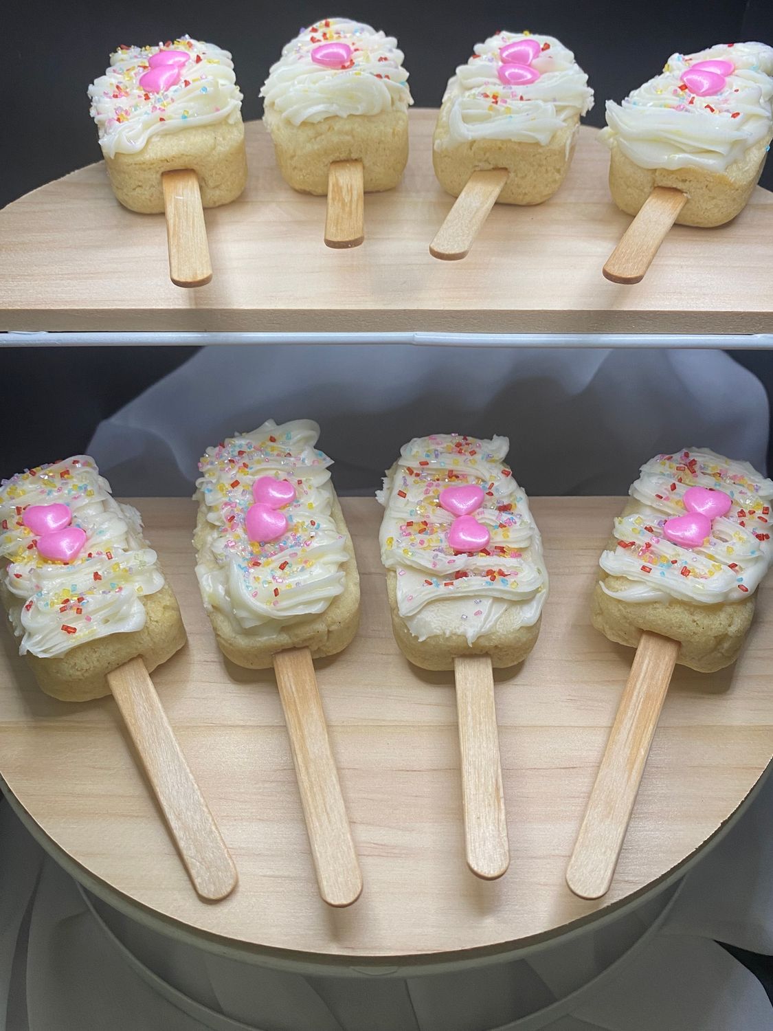 Mini Lemon Sugar Cookie Pops