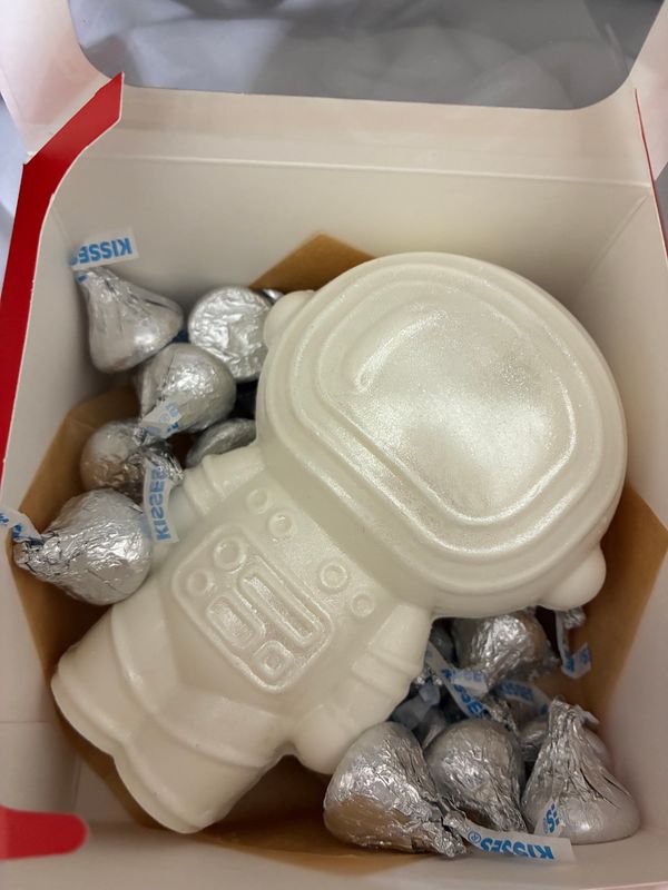 “I Love You to the Moon and Back” Breakable Astronaut