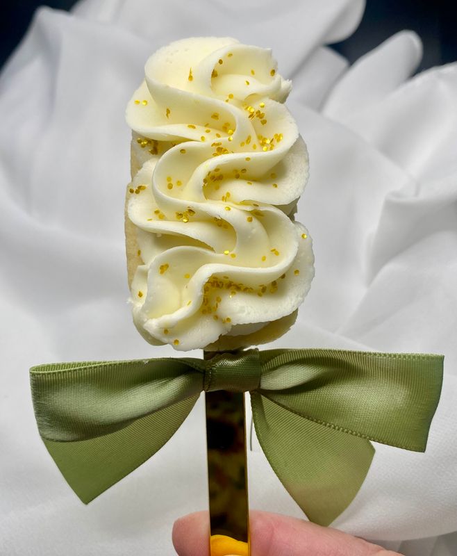 Mini Lemon Sugar Cookie Pops - 1 dozen