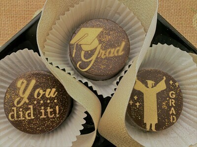 Chocolate-Covered Oreos for Grads - Box of 6
