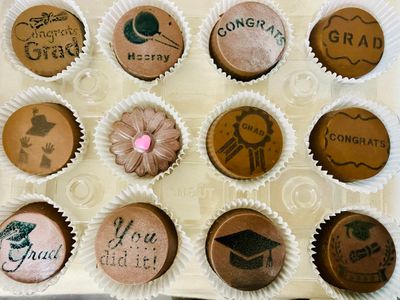 Chocolate-Covered Oreos for Grads - Box of 6