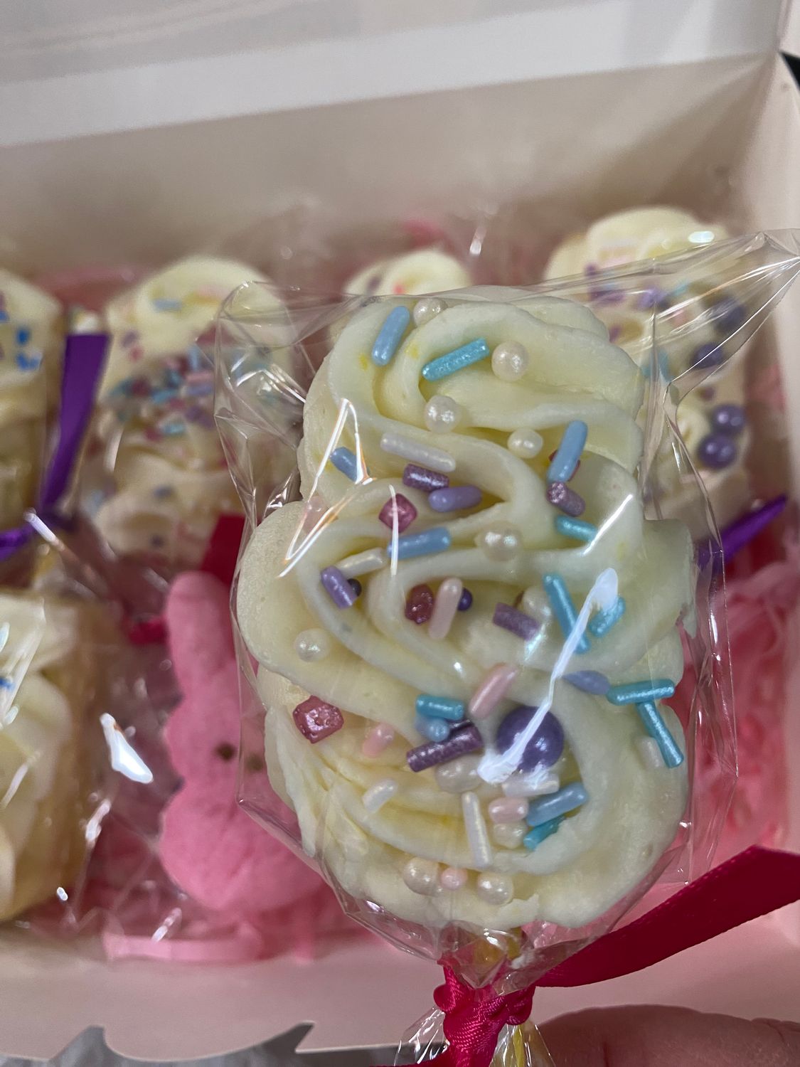 Mini Lemon Sugar Cookie Pops - 1 dozen