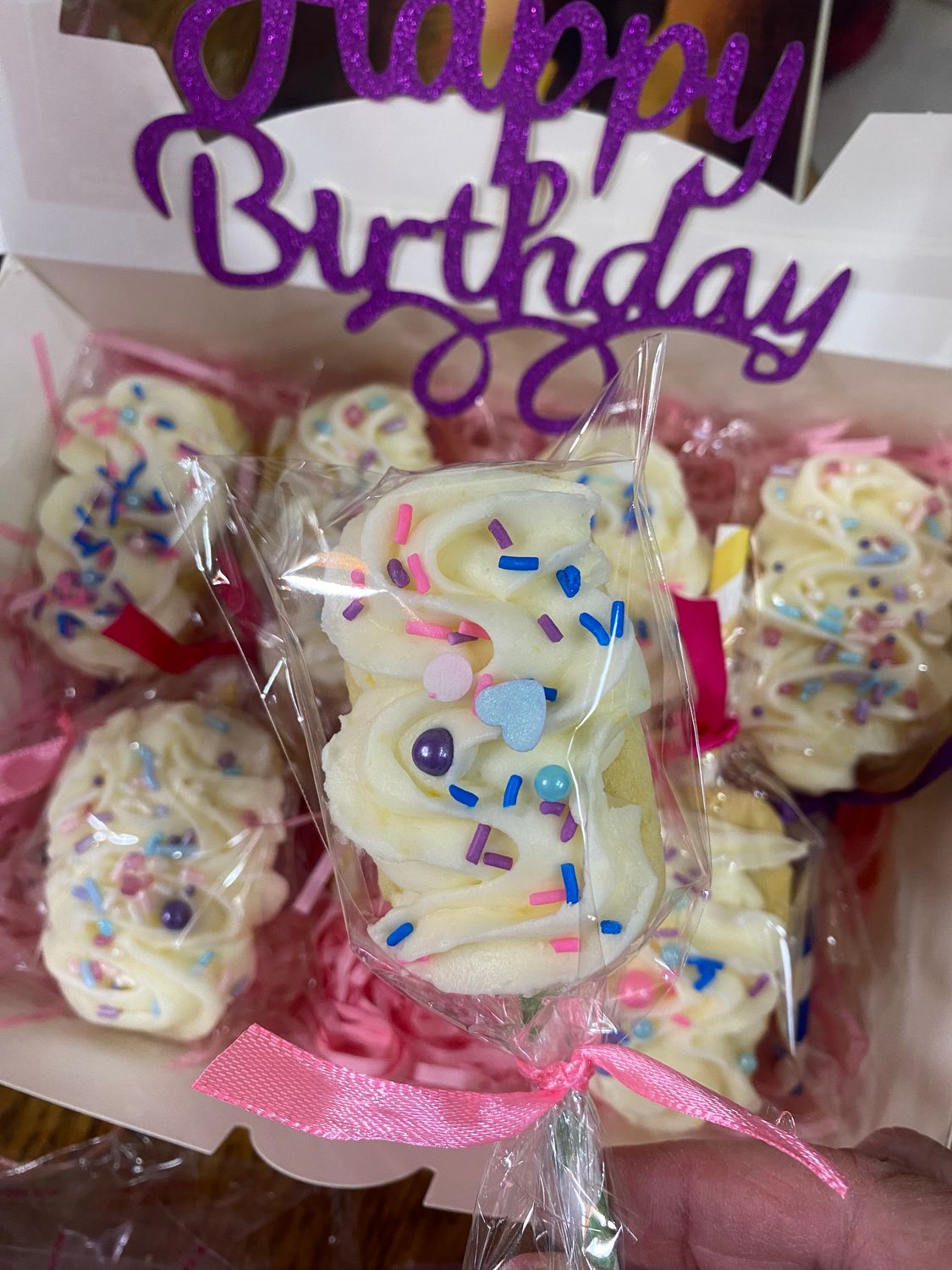 Mini Lemon Sugar Cookie Pops - 1 dozen