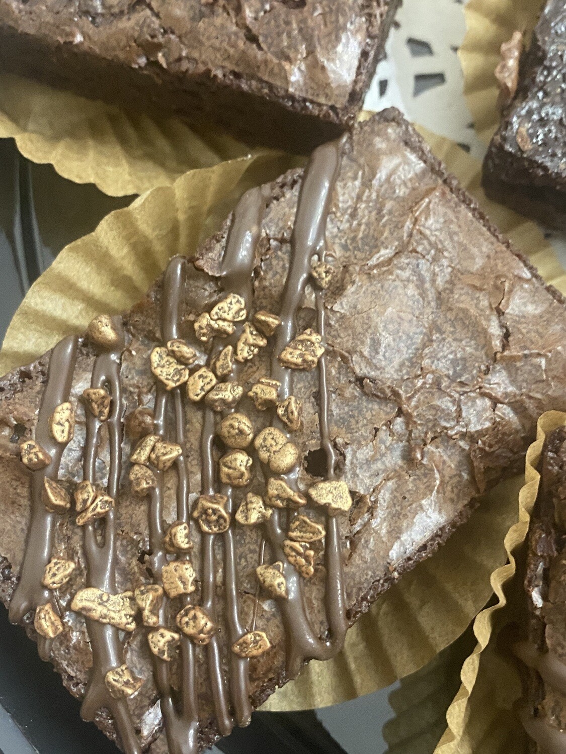Triple Chocolate Brownies - large, medium or bite size - 1 dozen