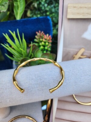 Bamboo cuff bracelet 