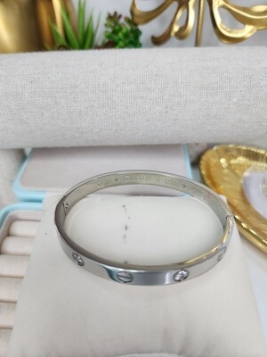 Silver stone Cartier bracelet