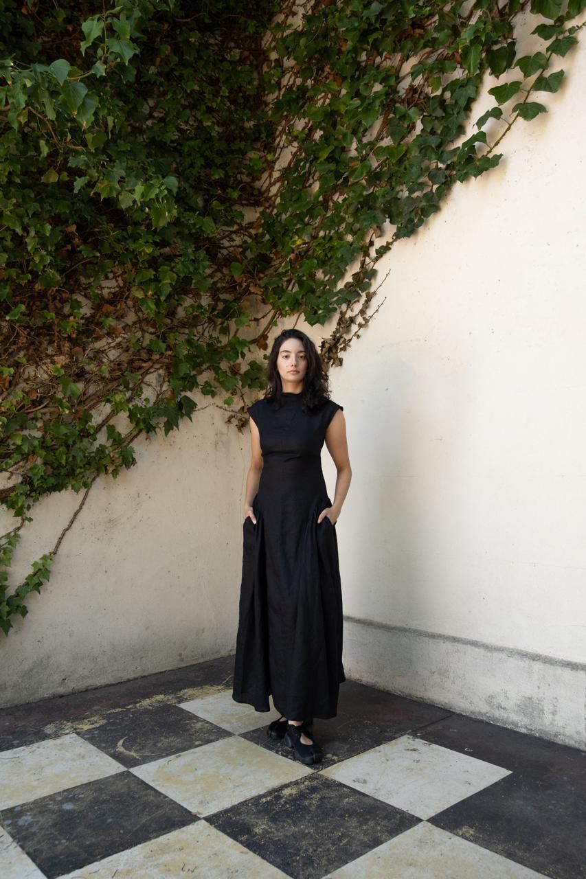 Maria Dress - French Linen