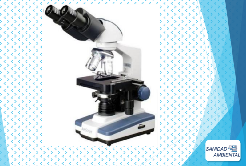 MICROSCOPIO BINOCULAR LED