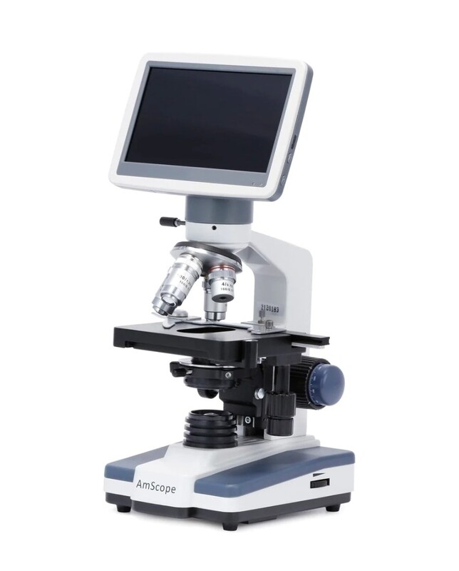 Microscopio con pantalla