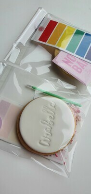 Personalised Large Party Biscuit - Paint Your Own