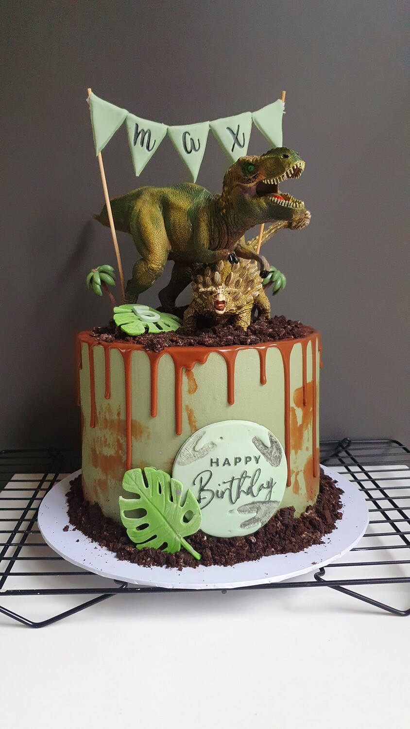 Roarsome Drip Cake