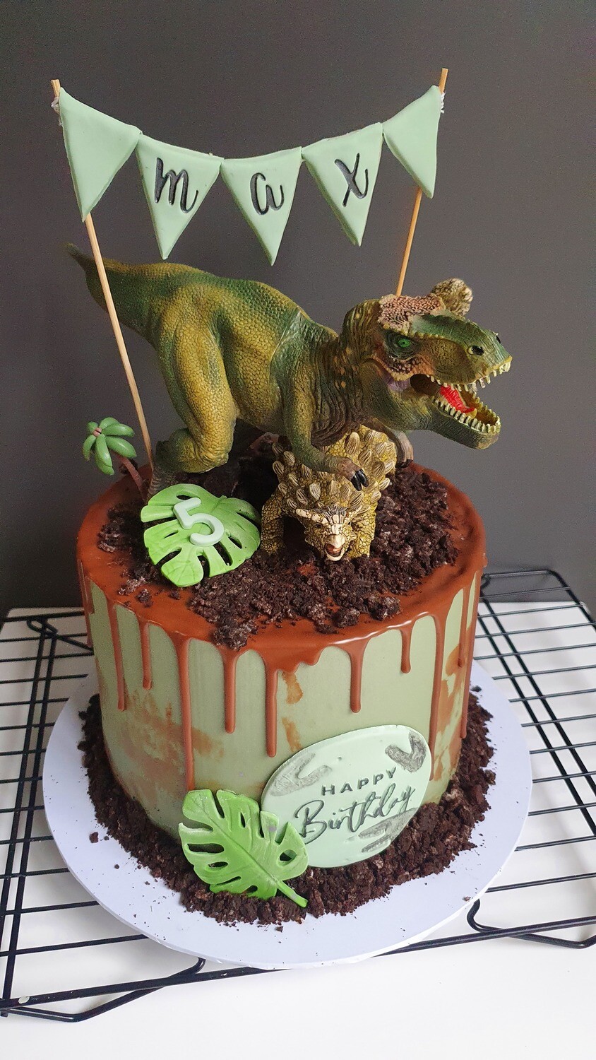 Roarsome Drip Cake