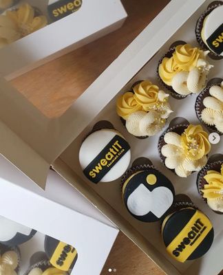 Corporate Logo Cupcakes