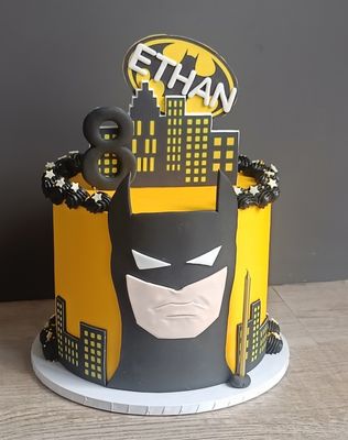 Superhero Party Cake