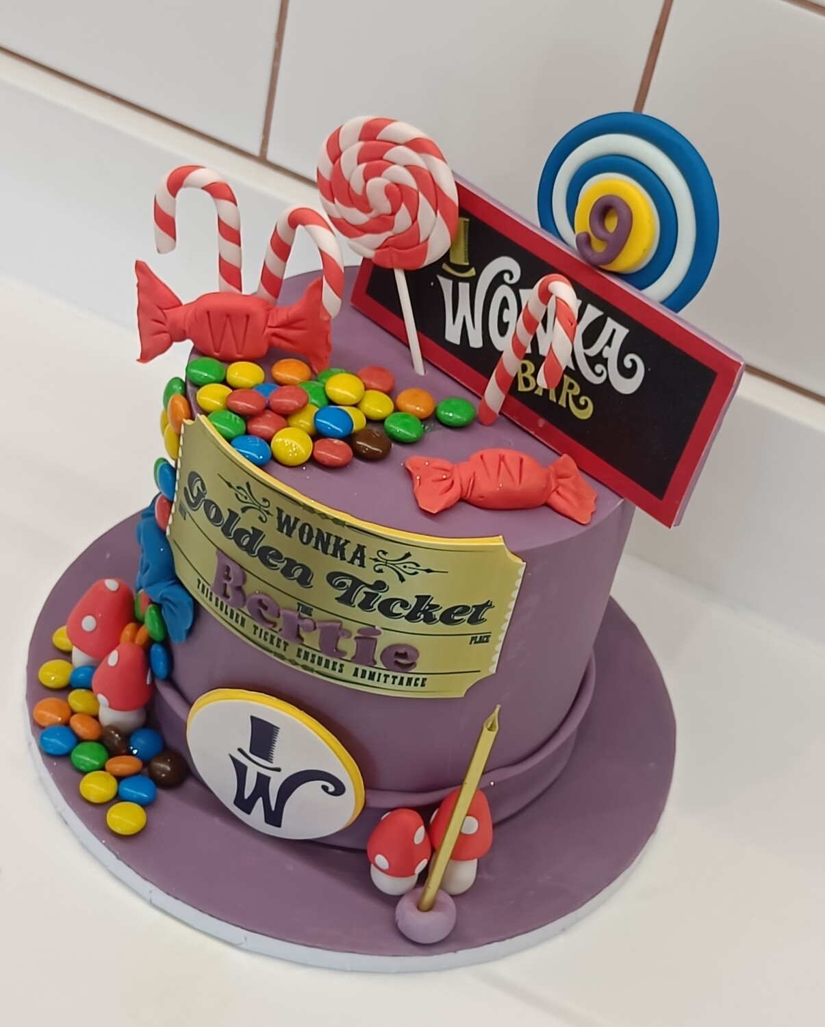 Wonka Inspired Party Cake
