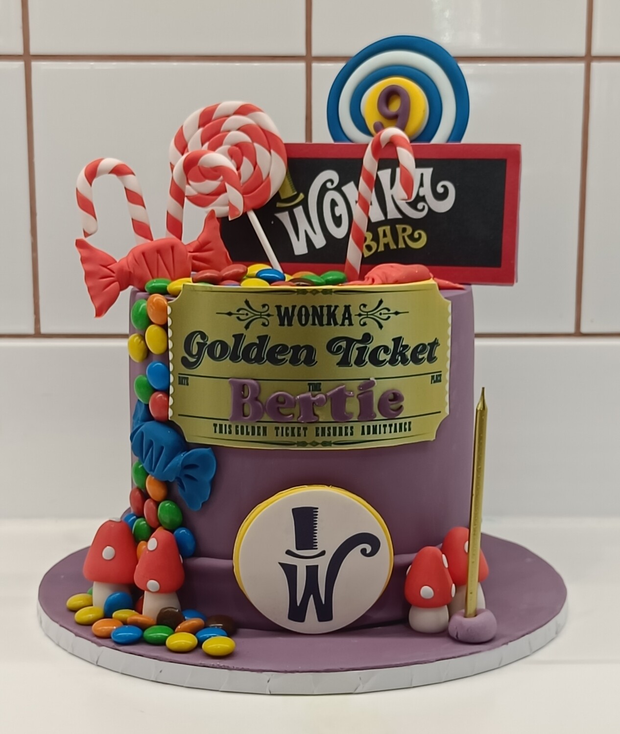 Wonka Inspired Party Cake