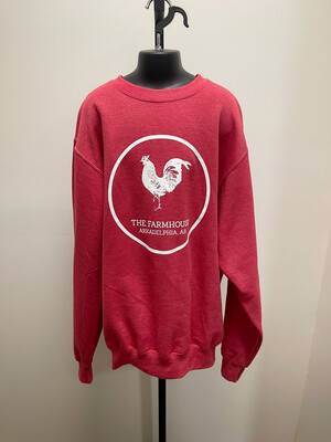 The Farmhouse Logo Sweatshirt - Red