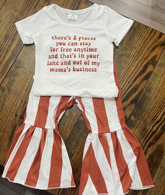 Mama's business pants outfit 12-18 month