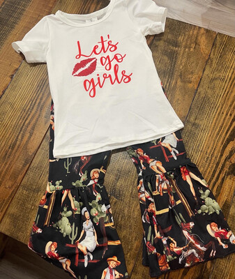 Let's Go Girls Outfit  12-18M