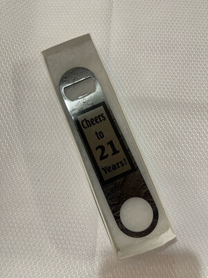 Beer Bottle Opener &amp; Can Sleeve 21st Birthday Gift Set  Bottle Opener