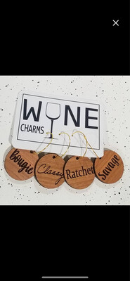 Bougie Wine Glass Charms