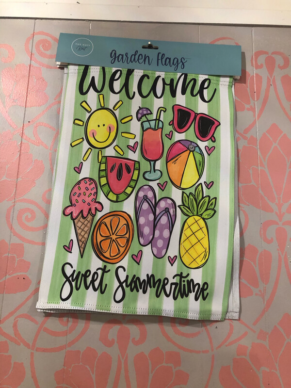 Sweet Summertime Garden Flag