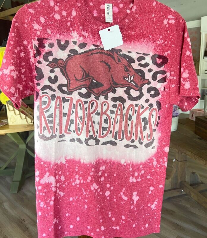 The Crown and Cradle Bleached Razorback SS Tee