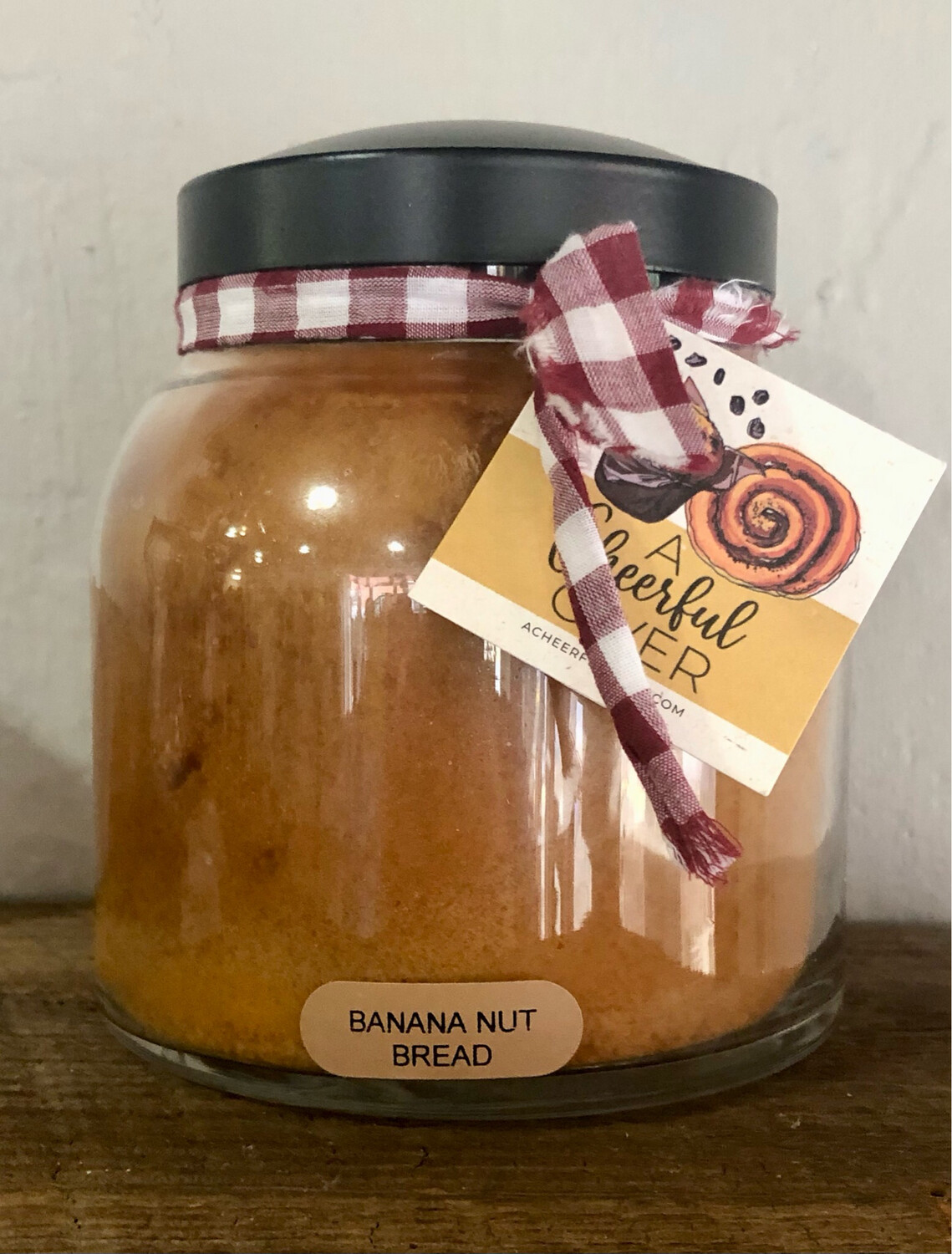 Cheerful Giver Candle - Banana Nut Bread Papa Jar 34oz.