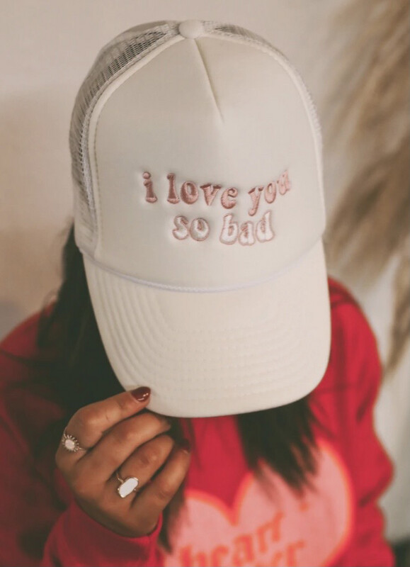 F+S I love You So Bad Trucker Hat F+S I love You So Bad Trucker Hat