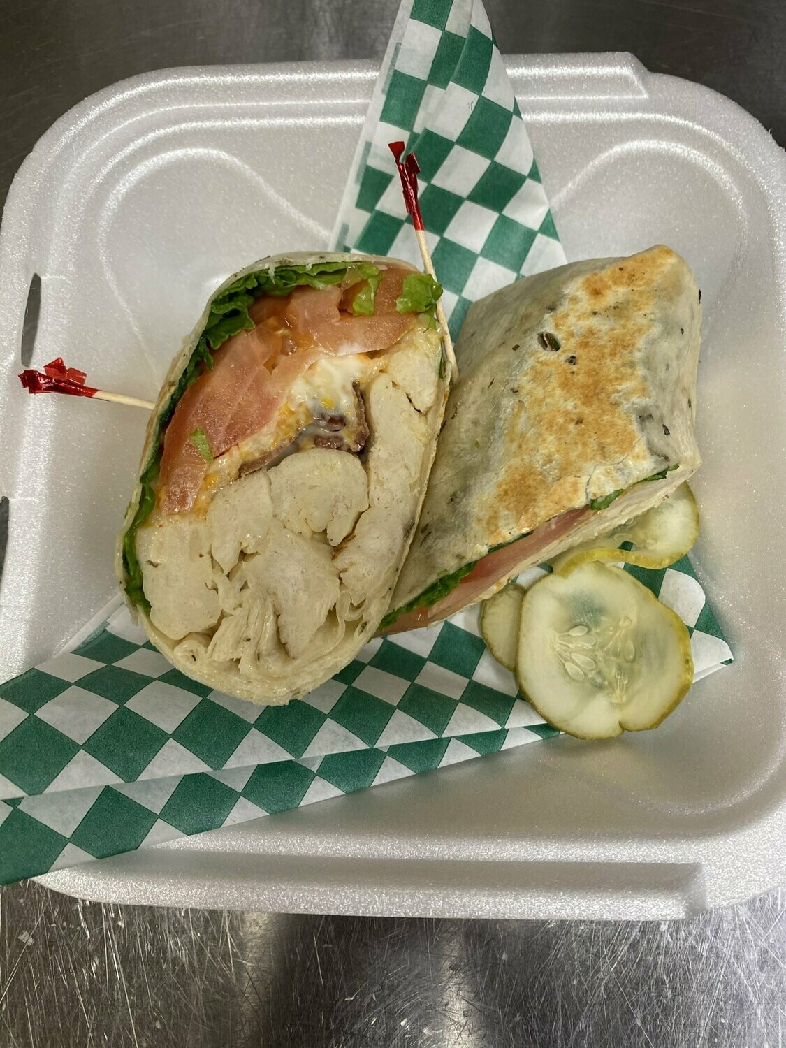 Club Wrap with Cheddar