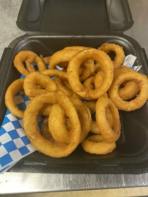 Beer battered onion rings