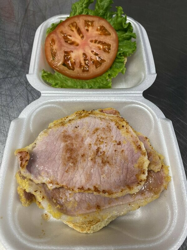 Peameal on a Bun