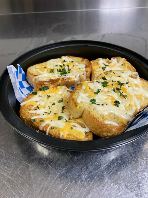 Garlic bread with cheese