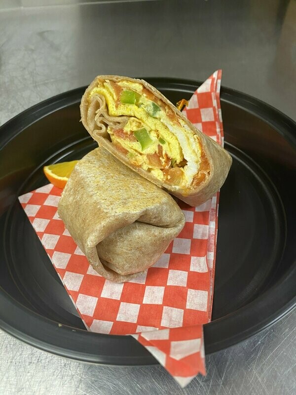 Scrambled Eggs & Veggie Wrap