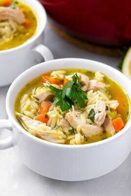 Homemade Turkey Rice Soup