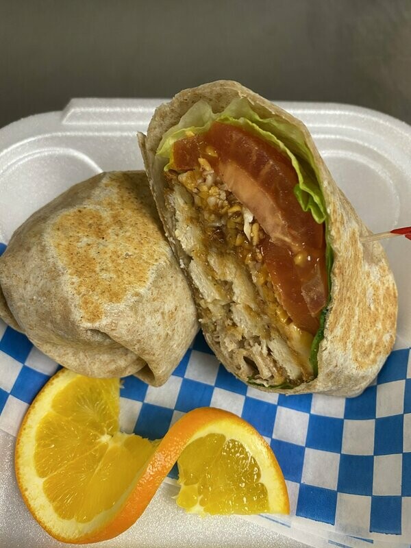 Crunchy BBQ Chicken Wrap