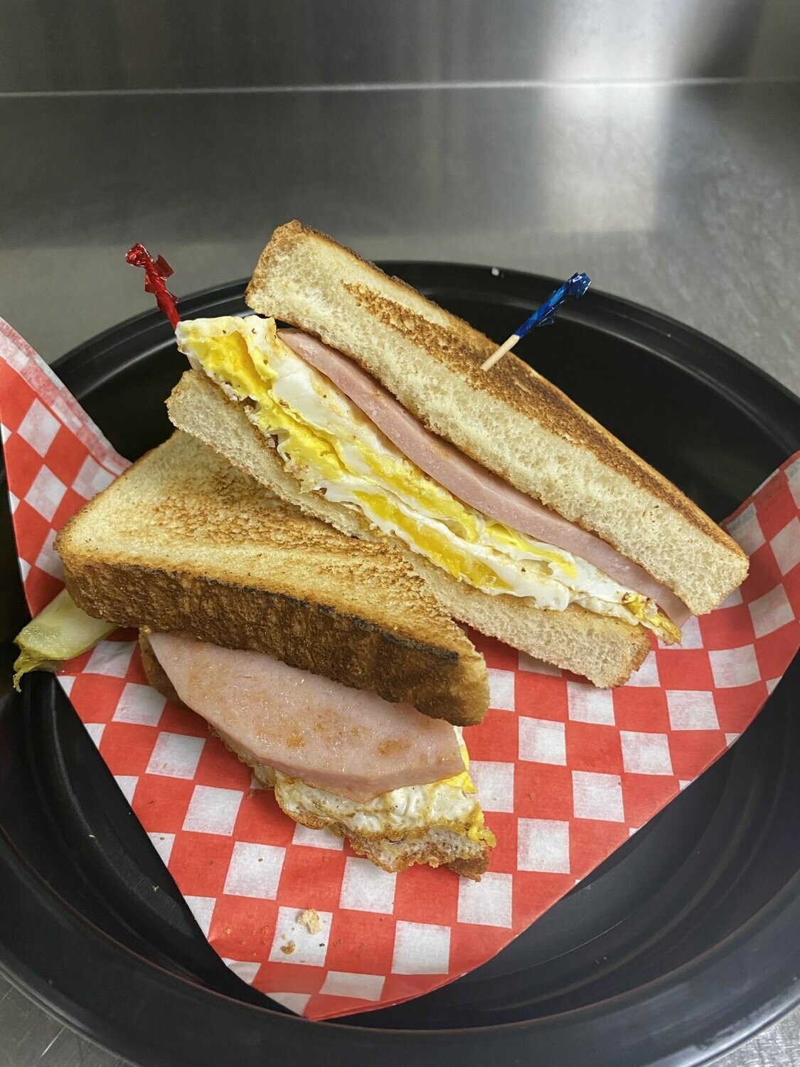 Fried Egg & Ham Sandwich