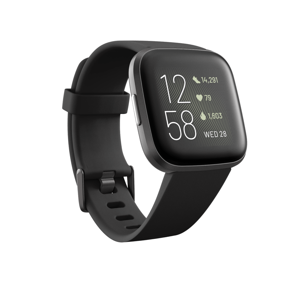 Fitbit Versa 2 Smart Watch Black Carbon Fitbit Versa 2 Smart Watch Black Carbon