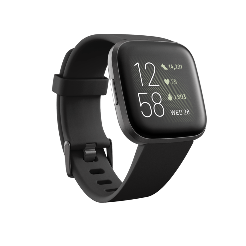 Fitbit Versa 2 Smart Watch Black Carbon