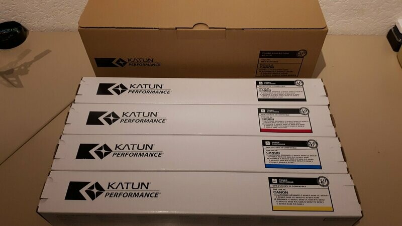 Canon Tonersatz C-EXV 29 komplett
1x alle Farben, 1x Tonerrestbehälter