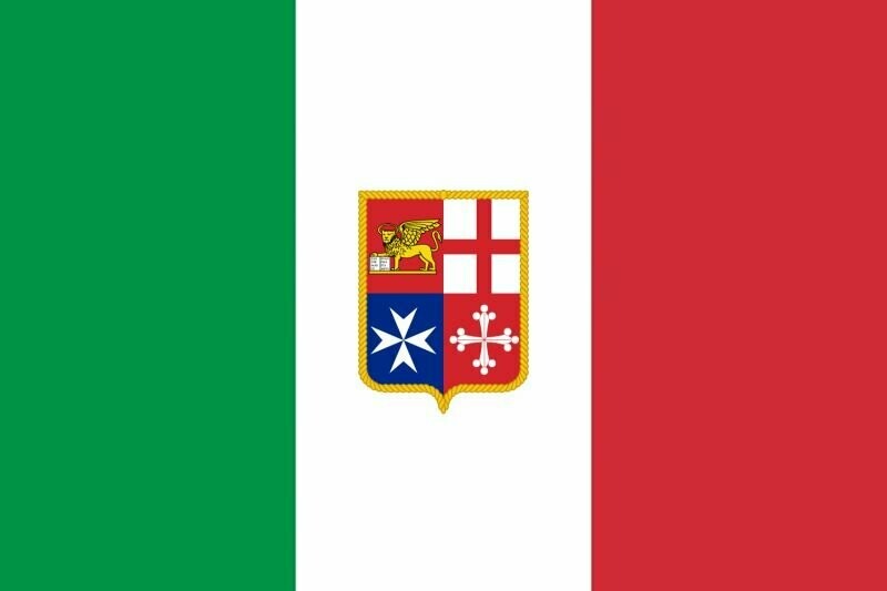 BANDIERA ITALIA MARINA MERCANTILE POLIESTERE NAUTICO 100X150