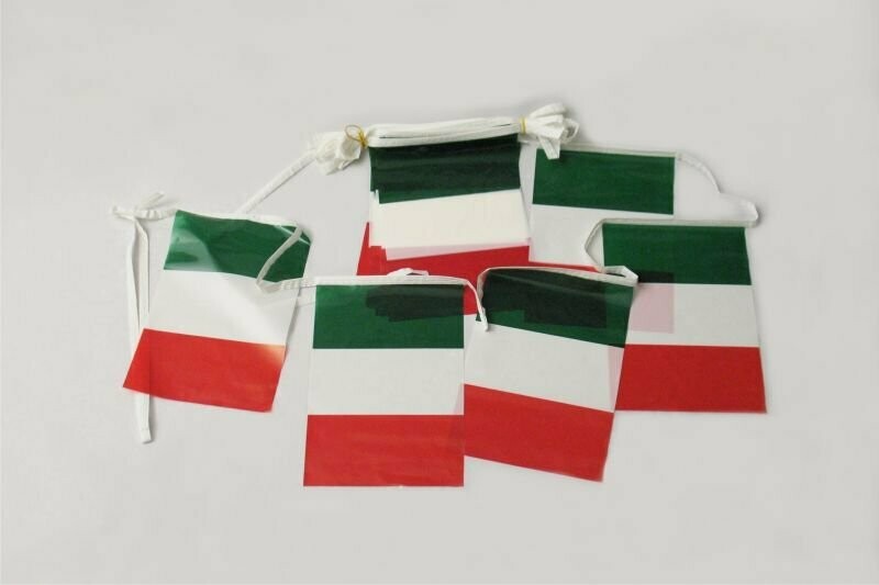 FESTONI ITALIA IN PLASTICA DA 10 MT. CONF. 5PZ.