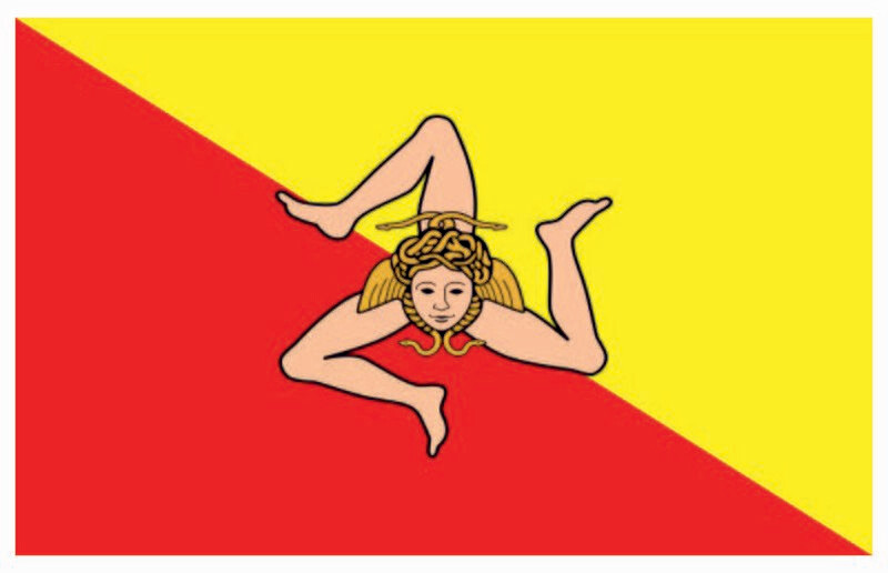 BANDIERA SICILIA CM. 200X300