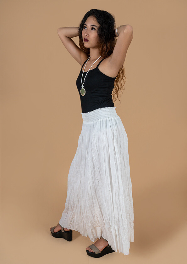 LOTUS WRINKLED SKIRT