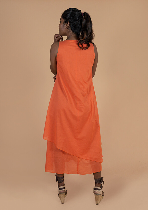 NERINE FRONT KNOT DRESS
