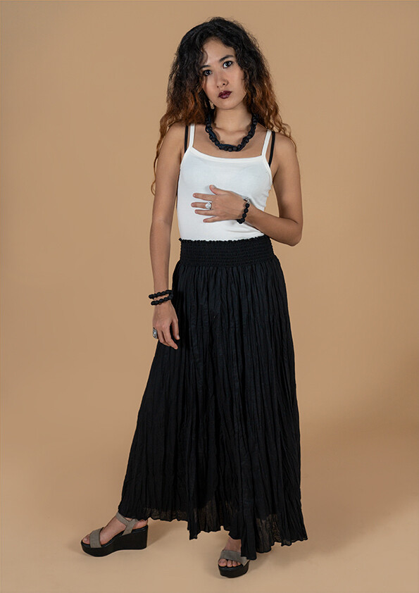 LOTUS WRINKLED SKIRT