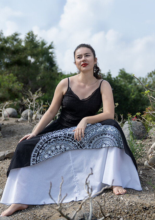 MANDALA BUTTERFLY  SKIRT