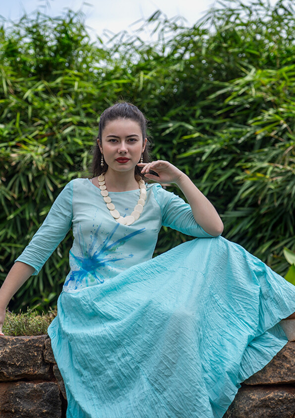 ASTER HAND PAINTED TOP