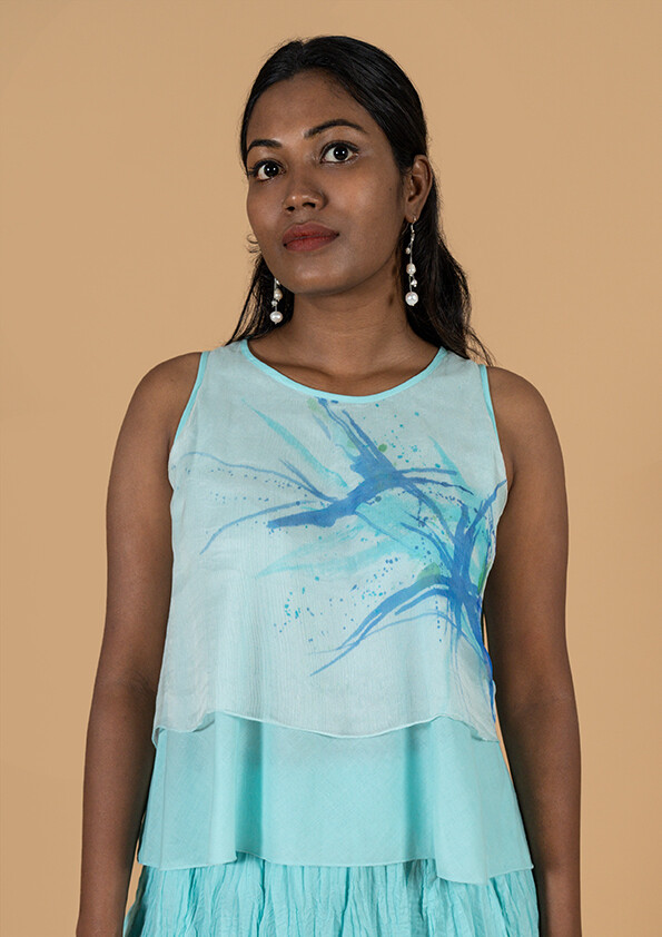 IVY TOP HAND PAINTED