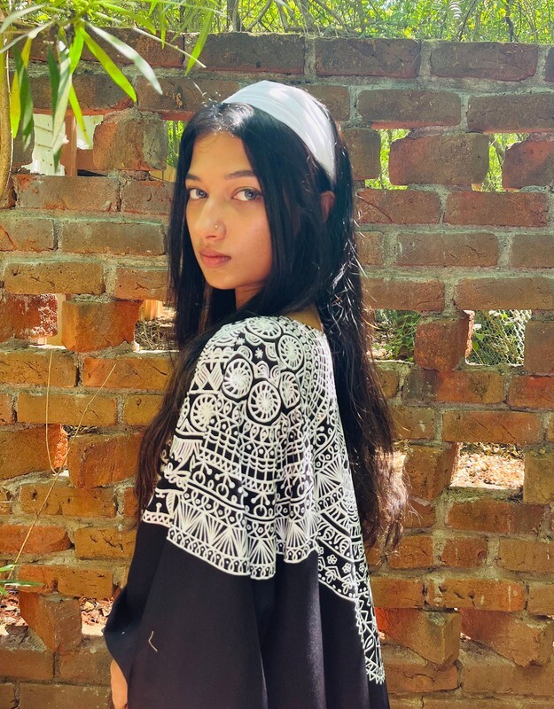 MANDALA KAFTAN BLACK